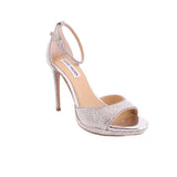 STEVE MADDEN STUDDED HEELS SILVER 8 US