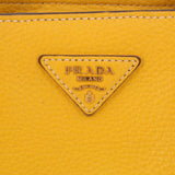 PRADA SHOPPING TOTE CROSSBODYS YELLOW