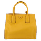 PRADA SHOPPING TOTE CROSSBODYS YELLOW