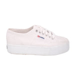 SUPERGA PLATFORM SNEAKERS WHITE 8.5 US