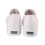 SUPERGA PLATFORM SNEAKERS WHITE 8.5 US