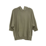 ESSENTIALS HOODIE TOPS GREEN XS