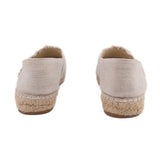 CHANEL ESPADRILLES FLATS CREAM/BLACK 41 EU | 10 US