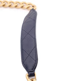 CHANEL TRENDY LARGE SHOULDER BAGS NAVY