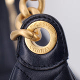 CHANEL TRENDY LARGE SHOULDER BAGS NAVY