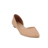 MARC FISHER LEATHER FLATS NUDE 6.5 US