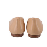MARC FISHER LEATHER FLATS NUDE 6.5 US