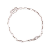 TIFFANY & CO STERLING SILVER SMALL DOUBLE LOCK BRACELETS