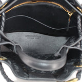 BOTTEGA ANDIAMO TOP HANDLE CROSSBODYS BLACK