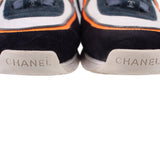 CHANEL CC LOGO SUEDE TRAINER SNEAKERS MULTI 39 EU | 9 US