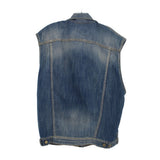 R13 DENIM VEST BLUE L