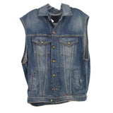 R13 DENIM VEST BLUE L