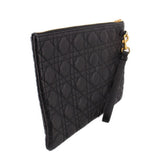 DIOR LARGE CARO CLUTCHES BLACK