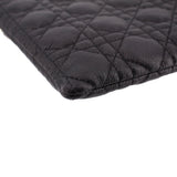 DIOR LARGE CARO CLUTCHES BLACK
