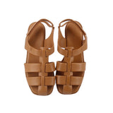 VINCE FLAT SANDALS BROWN 8 US