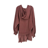 FREE PEOPLE HOODED TOPS MAUVE L