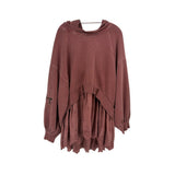 FREE PEOPLE HOODED TOPS MAUVE L