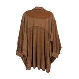 FREE PEOPLE BUTTON UP TOPS BROWN M