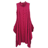 IC TEXTURED DRESSES PINK S