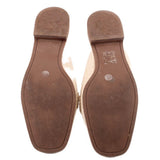TORY BURCH GEORGIA MULE LOAFERS CREAM 8 US