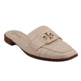 TORY BURCH GEORGIA MULE LOAFERS CREAM 8 US