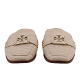 TORY BURCH GEORGIA MULE LOAFERS CREAM 8 US