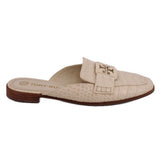 TORY BURCH GEORGIA MULE LOAFERS CREAM 8 US
