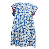 THML PRINT DRESSES BLUE S