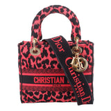 CHRISTIAN DIOR D-LITE CANVAS CROSSBODYS PINK