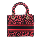 CHRISTIAN DIOR D-LITE CANVAS CROSSBODYS PINK