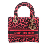 CHRISTIAN DIOR D-LITE CANVAS CROSSBODYS PINK