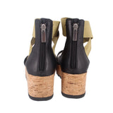 SOREL PLATFORM SANDALS BLACK 9 US