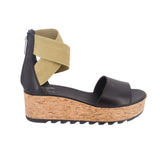 SOREL PLATFORM SANDALS BLACK 9 US