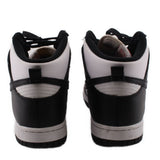 NIKE WOMEN'S DUNK HIGH RETRO SNEAKERS BLACK/WHITE 9 US