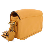 COACH PENNY LEATHER CROSSBODYS MUSTARD