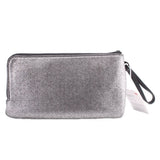 LULULEMON DOUBLE UP POUCHES PEWTER