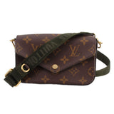 LOUIS VUITTON FELICIE STRAP & GO CROSSBODYS MONOGRAM