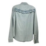 PAIGE DENIM TOPS BLUE M