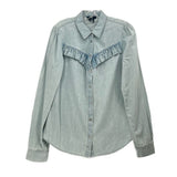 PAIGE DENIM TOPS BLUE M