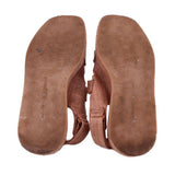 LOEFFLER RANDALL PLATFORM SANDALS BROWN 7.5 US