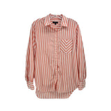 RAG & BONE STRIPED TOPS PEACH S