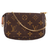 LOUIS VUITTON MINI POCHETTE ACCESSORIES HANDLE BAG MONOGRAM