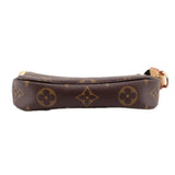 LOUIS VUITTON MINI POCHETTE ACCESSORIES HANDLE BAG MONOGRAM
