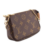 LOUIS VUITTON MINI POCHETTE ACCESSORIES HANDLE BAG MONOGRAM