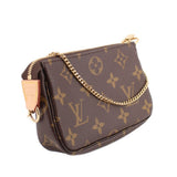 LOUIS VUITTON MINI POCHETTE ACCESSORIES HANDLE BAG MONOGRAM