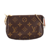 LOUIS VUITTON MINI POCHETTE ACCESSORIES HANDLE BAG MONOGRAM