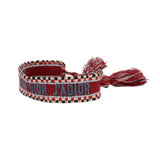 DIOR FRIENDSHIP BRACELETS RED/BLUE