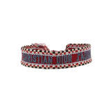 DIOR FRIENDSHIP BRACELETS RED/BLUE