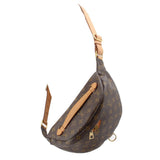 Monogram bumbag with shoulder carry strap and front zip pocket