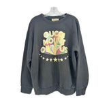 GUCCI GRAPHIC SWEATSHIRT TOPS GRAY M